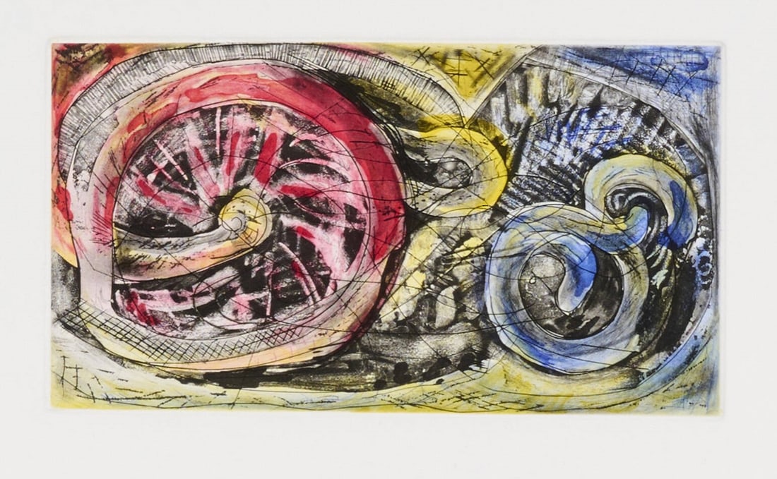 Bill Jensen - Exit: Artist: Bill Jensen Title: Exit Year: 1984-89 Dimensions: 13 1/2in. by 16 5/8in. Edition: Numbered from the Rare Limited Edition Publisher: Universal Limited Ar