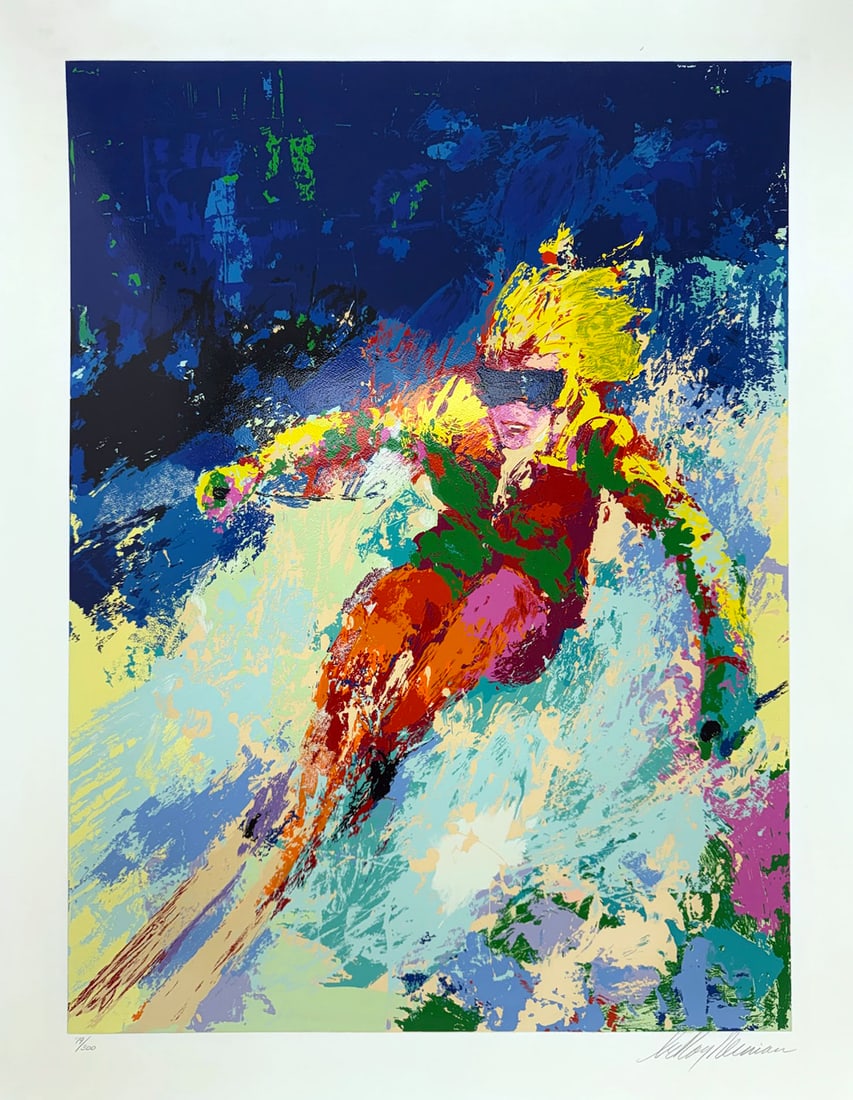 Leroy Neiman - Lady Skier (1 of 1)