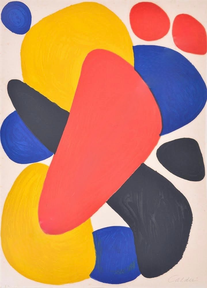Alexander Calder - Boomerang (43 1/2 x 30 in): Artist: Alexander Calder Title: Boomerang Year: 1974 Dimensions: 43 1/2 x 30 in Edition: from the limited epreuve d?artiste edition, aside from the edition of 125 M