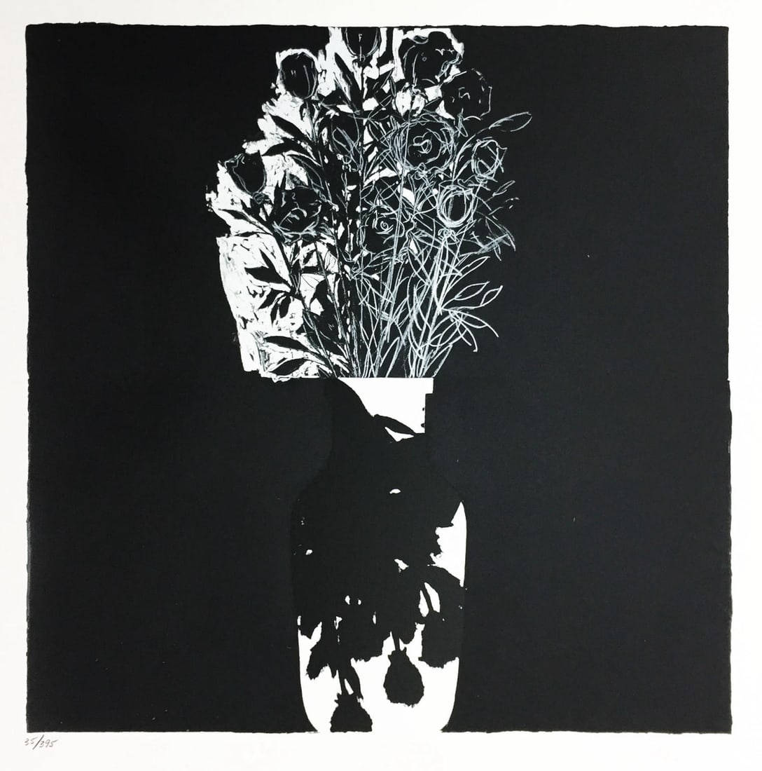 Donald Sultan - Untitled, from "Visual Poetics": Artist: Donald Sultan Title: Untitled from "Visual Poetics" Year: 1998 Dimensions: 22in. by 17in. Edition: From the limited edition of 395 Publisher: Marco Fine Arts