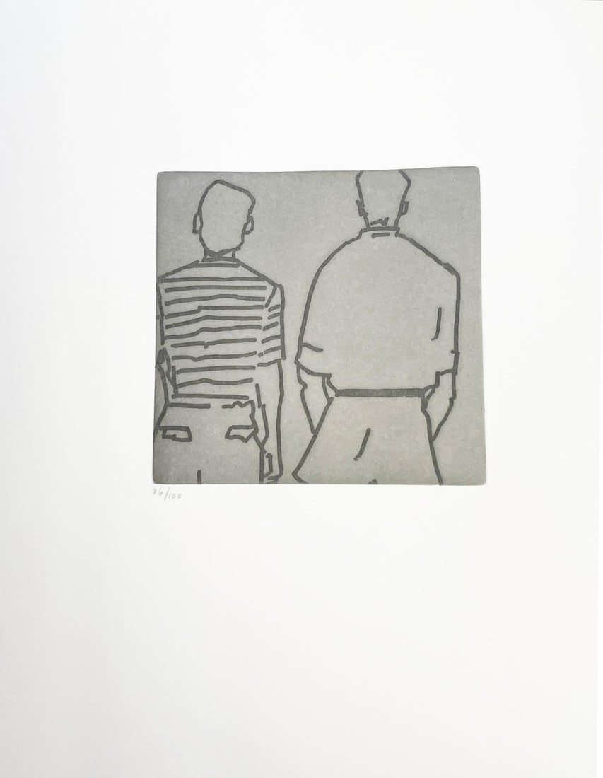 Alex Katz - Merit: Artist: Alex Katz Title: Merit Year: 2005 Dimensions: 9in. by 12in. Edition: From the rare limited edition of 100 Publisher: Arion Press Suite: G