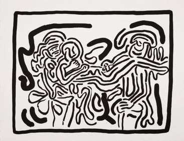 Keith Haring - Untitled III from "Bad Boys" (1 of 1)