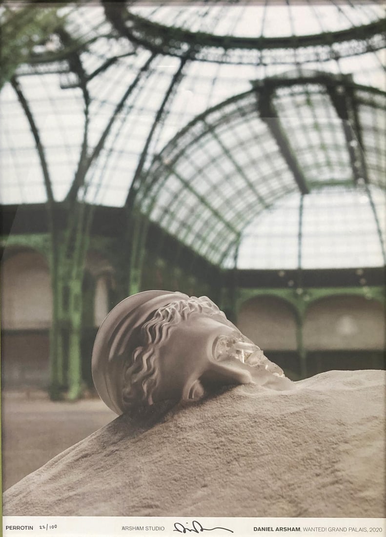 Daniel Arsham - Wanted! Grand Palais: Artist: Daniel Arsham Title: Wanted! Grand Palais Year: 2020 Dimensions: 27in. by 19in. Edition: 22 From the rare limited edition of 100 Condition: Excellent