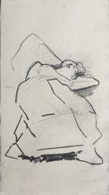 Henri Toulouse-Lautrec (After) - Reclining Woman (1 of 1)