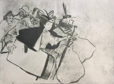 Henri Toulouse-Lautrec (After) - The Crowd (1 of 1)
