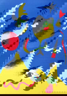 Joan Miro - L'ete Summer: Artist: Joan Miro Title: L'ete Summer Year: 1938 Dimensions: 13 3/4 x 9 3/4 in. Edition: From the rare limited edition of 2000 Publisher: Teriade, Paris