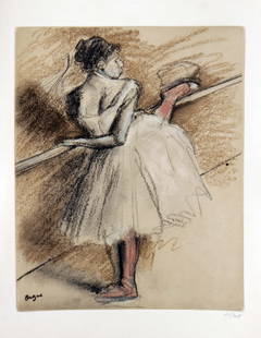 Edgar Degas - Untitled from ""Danse Dessin"": Artist: Edgar Degas Title: Untitled from ""Danse Dessin"" Year: 1936 Dimensions: 14 x 10 in. Edition: From the limited edition of 305 Publisher: Ambroise Vollar