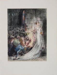 Louis Icart - Untitled: Artist: Louis Icart Title: Untitled Year: 1936 Dimensions: 9.5in. by 7.3in. Edition: From rare limited edition Publisher: Le Vasseur et Cie Paris Suite: Gargan
