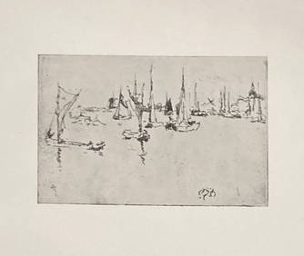 James McNeill Whistler (After) - Boats Dordrecht (1 of 1)