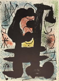 Joan Miro - Plate 10 from Derriere Le Miroir (1 of 1)