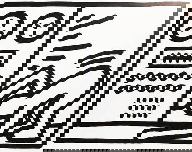 Keith Haring - September: Artist: Keith Haring Title: September Year: 1989-1990 Dimensions: 12in. by 14in. Edition: From the Rare Limited Edition Publisher: Pop Shop Suite: