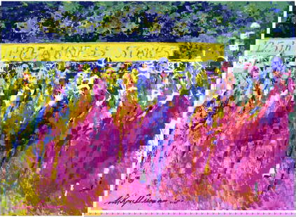 LeRoy Neiman - 125th Preakness Stakes: Artist: LeRoy NeimanTitle: 125th Preakness StakesYear: 1992Dimensions: 23 1/2in. by 32in.Edition: Numbered from the rare limited edition of 300Medium: Original serigraph on paper.Condition: