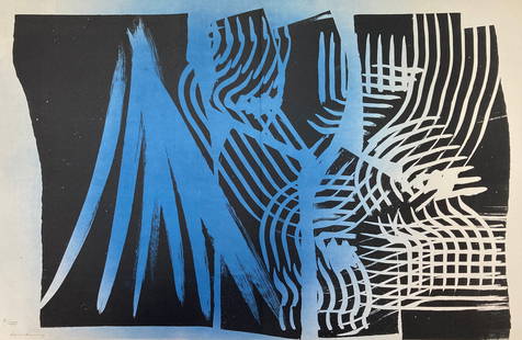 Hans Hartung - Lithograph XIV from Farandole: Artist: Hans HartungTitle: Lithograph XIV from FarandoleYear: 1971Dimensions: 20 x 30 in.Edition: Numbered from the Rare Limited EditionPublisher: Poligrafa BarcelonaSuite: FarandoleMedium: Original
