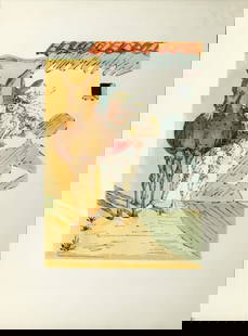 Salvador Dali - Le Tricorne 5: Artist: Salvador Dali Title: Le Tricorne 5 Year: 1958 Dimensions: 8.4in. by 5.8in. Edition: From the rare limited edition of 250 Publisher: Editions du Rocher M