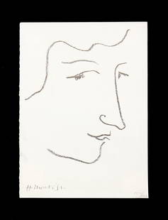 Henri Matisse - Colette: Artist: Henri Matisse Title: Frontispiece for La Vagabonde by Colette Year: 1951 Dimensions: 8.75in. by 6.25in. Edition: CCIV/CCC Publisher: Andre Sauret Paris<