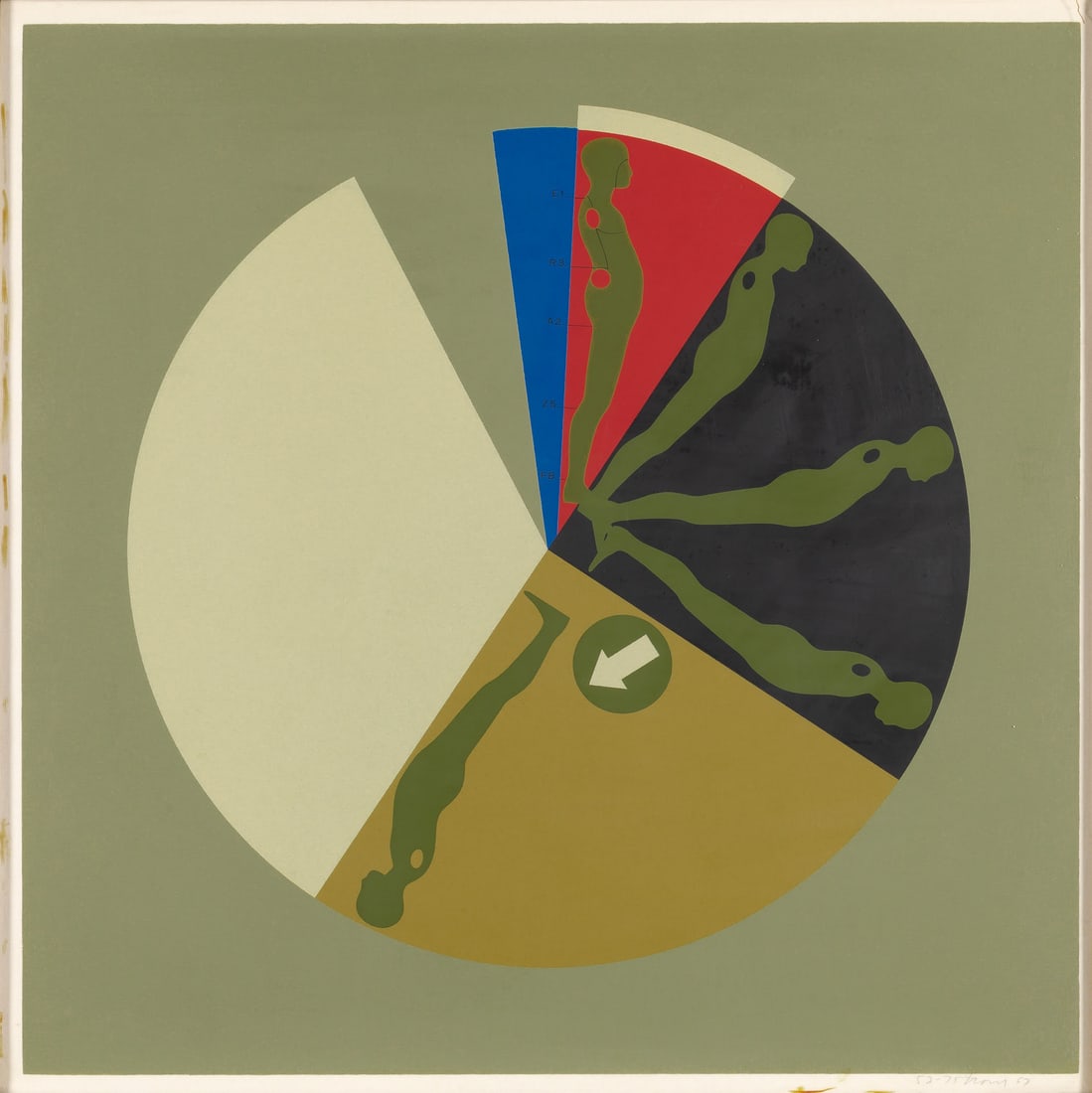 Ernest Trova - Untitled (from Study: Falling Man Series II): Artist: Ernest Trova Title: Untitled (from Study: Falling Man Series II) Year: 1967 Dimensions: 24 x 24 in. Edition: 52 from the limited edition of 75 Publisher: