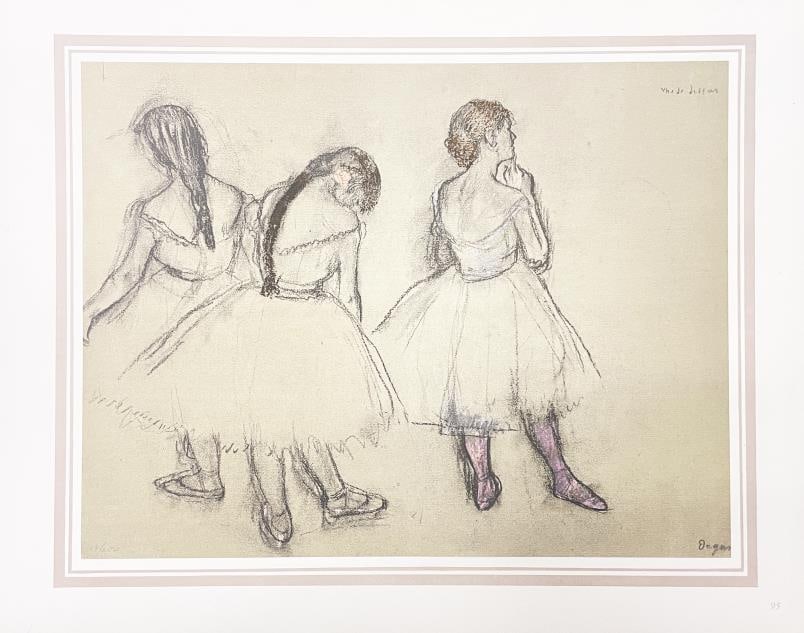 Edgar Degas (After) - Three Dancers (1 of 1)