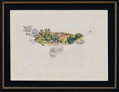 Pierre-Auguste Renoir - Paysage: Artist: Pierre-Auguste Renoir Title: Paysage Year: 1948 Dimensions: 14.5in. by 10.5in. Edition: 48 from the edition of 250 reserved for Shoman Art Company of Long Island New Y