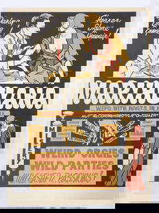 Vintage Poster - Marihuana: Artist: Vintage Poster Title: Marihuana Dimensions: 41in. by 30in. Medium: Poster Mounted on Linen Condition: Excellent Comes with Letter of authenticity and g