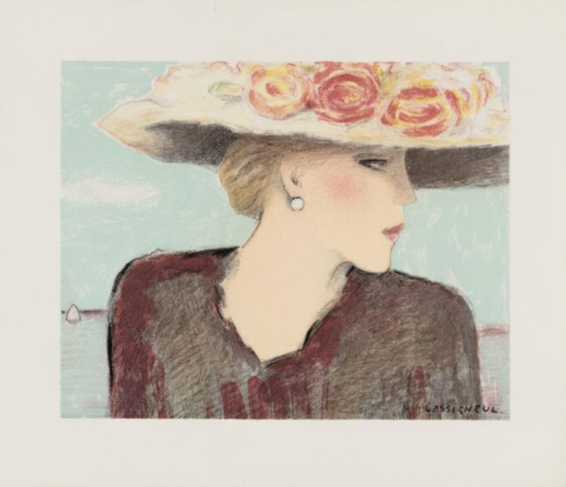 Jean Pierre Cassigneul - Soleil de Juin: Artist: Jean Pierre Cassigneul Title: Soleil de Juin Year: 1987 Dimensions: 12 5/8in. by 14 7/8in. Edition: From the rare limited edition Medium: Lithograph in