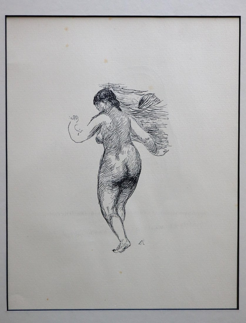 Pierre-Auguste Renoir - Untitled "Woman Waving" (1 of 1)