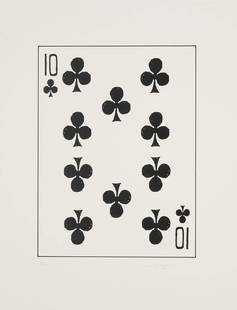 William Wegman - Royal Flush: 10 Of Clubs: Artist: William Wegman Title: Royal Flush: 10 Of Clubs Year: 1998 Dimensions: 25 1/2 x 20 in. Edition: 40 from the limited edition of 40 Publisher: Segura Publi