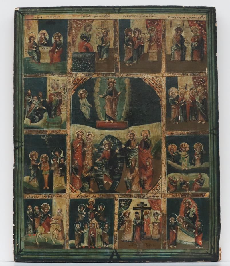 18th Century Icon Feasts and Resurrection (1 of 1)