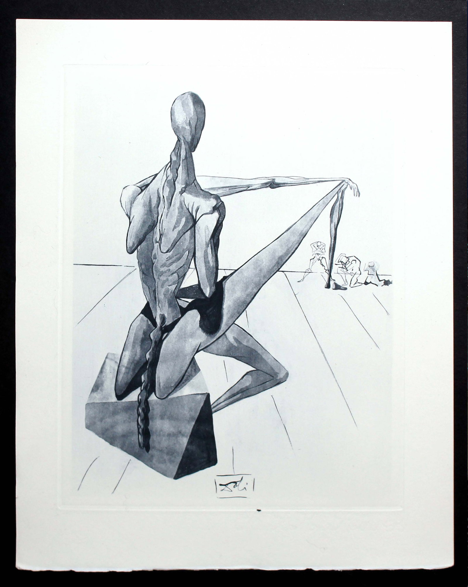 Salvador Dali - Minos: Artist: Salvador Dali Title: Minos Year: 1964 Dimensions: 19in. by 12in. Edition: From the rare limited edition of 165 Suite: The Divine Comedy Mediu