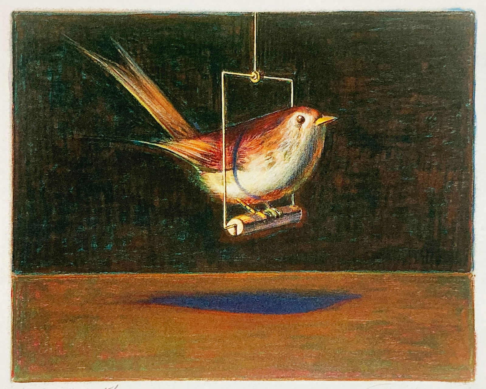 Wayne Thiebaud - Bird in Swing (After) (1 of 1)