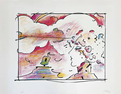 Peter Max - Himalayan Valley: Artist: Peter MaxTitle: Himalayan ValleyYear: 1979Dimensions: 23 x 30 in.Edition: From the limited edition of 250Medium: Original serigraph on paperCondition: ExcellentSignature Details: Hand signed