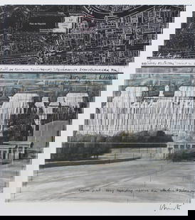 Christo - Wrapped Reichstag Project for Berlin: Artist: ChristoTitle: Wrapped Reichstag Project for BerlinYear: 1984Dimensions: 27in. by 31in.Edition: From the Rare Limited EditionPublisher: Nouvelle Images SAMedium: Offset Lithograph on