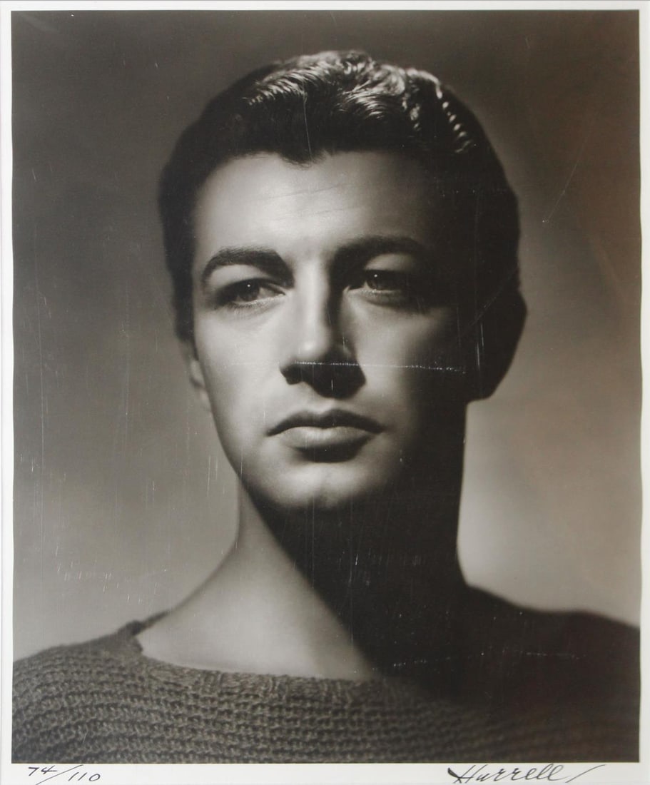 George Hurrell - Robert Taylor: Artist: George Hurrell Title: Robert Taylor Year: 1941 Dimensions: 10.5in. by 13.75in. Edition: From the limited edition of 110 Medium: Original gelating silver