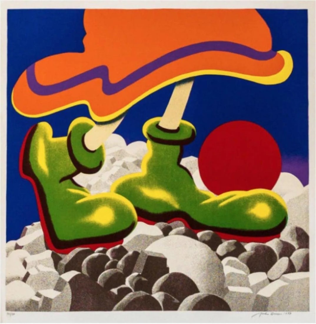 Jack Brusca - Girl with Beachball: Artist: Jack Brusca Title: Girl with Beachball Year: 1977 Dimensions: 26.5in. by 25.5in. Edition: From the Rare Limited Edition 200 Medium: Silkscreen on Paper<