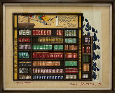 Red Grooms - Katherine, Marcel and the Bride: Artist: Red GroomsTitle: Katherine, Marcel and the BrideYear: 1997Dimensions: 22 1/2 x 28 1/4 in.Edition: from the state proof edition, aside from the limited edition Medium: Screenprint in colors on