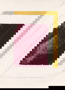 Robert Motherwell - Celtic Stone: Artist: Robert MotherwellTitle: Celtic StoneYear: 1971Dimensions: 41 1/2 x 29 1/2 in.Edition: 4 from the limited Artist's Proof edition of 4, aside from the edition of 25Publisher: Universal Limited