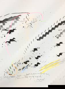 Joan Miro (After) - Pour M Celestin: Artist: Joan Miro (After) Title: Pour M Celestin Year: 1964 Dimensions: 15in. by 11in. Edition: From the rare limited edition Publisher: XXe Siecle Paris