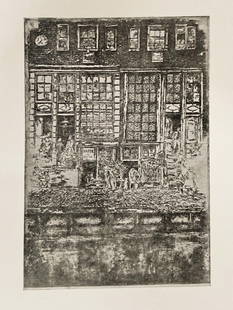 James McNeill Whistler (After) - The Embroided Curtain: Artist: James McNeill Whistler (After) Title: The Embroided Curtain Year: 1922 Dimensions: 14 3/4in. by 11 1/4in. Edition: From the Rare Limited Edition of 200 Publ
