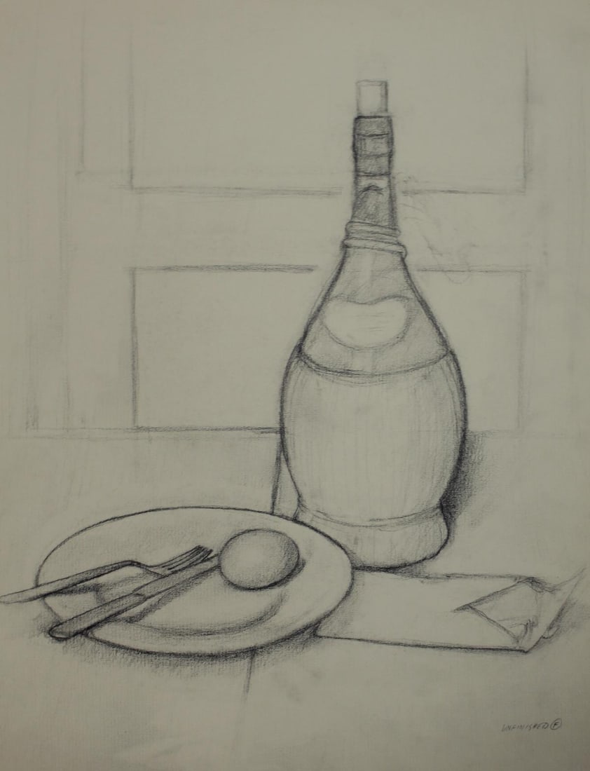 Bo Bartlett - Untitled II: Artist: Bo Bartlett Title: Untitled II Year: 1973 Dimensions: 9 3/4in. by 12 3/4in. Edition: original work Medium: drawing on paper Condition: Ex