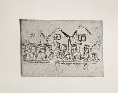 James McNeill Whistler (After) - The Little Wheelwrights: Artist: James McNeill Whistler (After) Title: The Little Wheelwrights Year: 1922 Dimensions: 14 3/4in. by 11 1/4in. Edition: From the Rare Limited Edition of 200 Pu