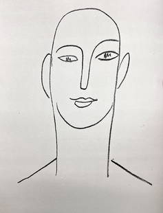Henri Matisse - Fleurs du mal I: Artist: Henri Matisse Title: Fleurs du mal I Year: 1947 Dimensions: 11 1/2 x 9 1/2 in. Edition: From the Rare Limited Edition Suite: Fleurs du mal Me