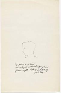 Andy Warhol - Letter W: Artist: Andy Warhol Title: Untitled 4 Year: 1953 Dimensions: 9.5in. by 6in. Edition: From the rare limited edition of approx. 100 Publisher: Andy Warhol New Yor