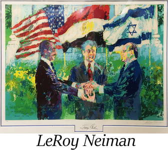 LeRoy Neiman - White House Egyptian Israeli Peace Treaty