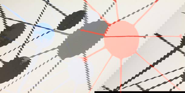Alexander Calder - Untitled: Artist: Alexander Calder Title: Untitled Year: 1972 Dimensions: 10 1/2in. by 22in. Edition: From the Rare Limited Edition Publisher: Maeght Paris Sui