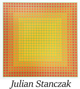 Julian Stanczak - Let It Be Orange