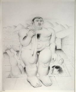 Fernando Botero (After) - Untitled From "Dessins et: Artist: Fernando Botero (After) Title: Untitled From "Dessins et Aquarelles" Year: 1984 Dimensions: 13in. by 15.75in. Edition: From the limited edition Publisher: Editions