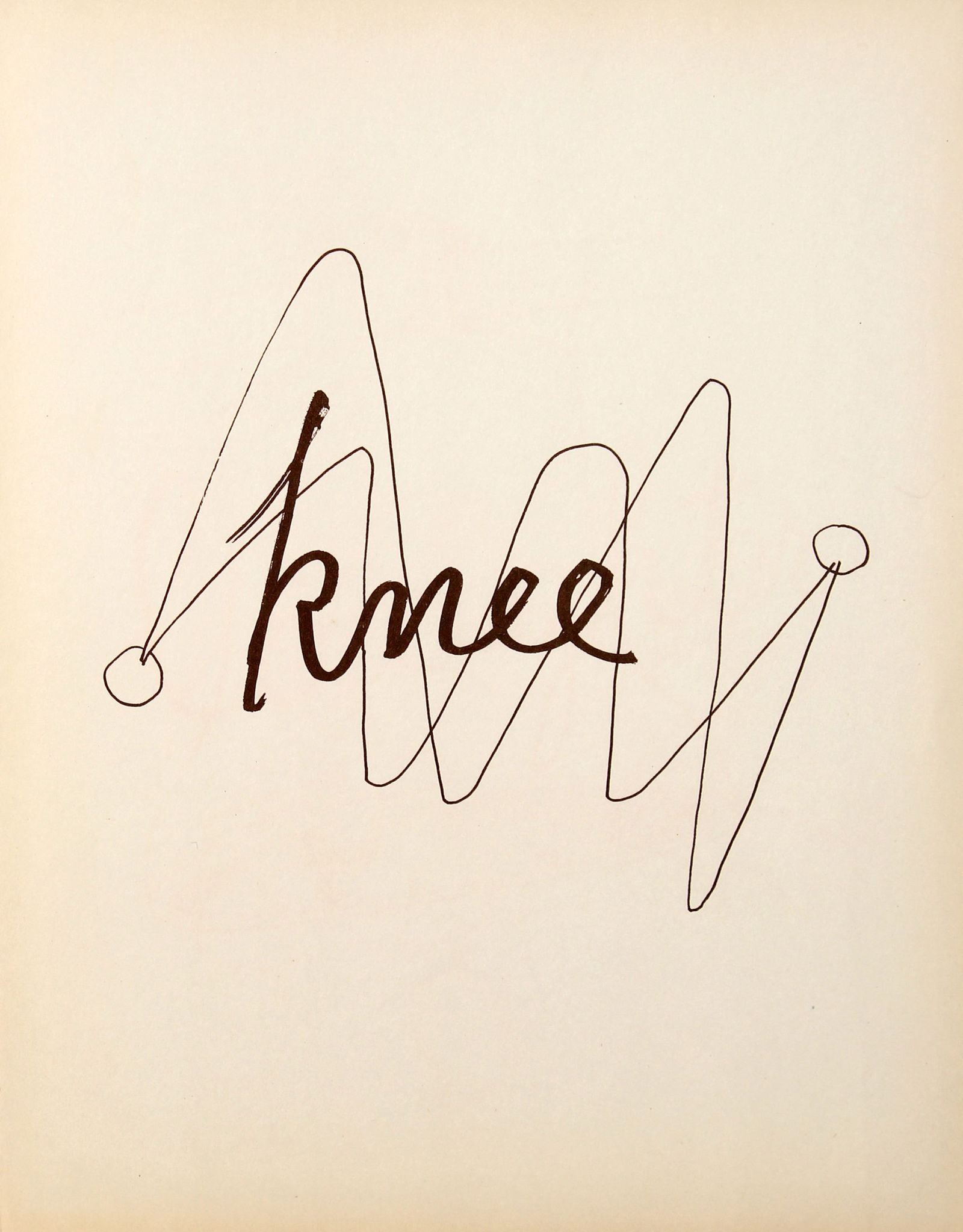 Man Ray - Knee: Artist: Man Ray Title: Knee Year: 1948 Dimensions: 11in. by 8.5in. Edition: 10 from the limited edition of 500 Publisher: Copley Galleries Beverly Hills Suite: