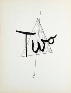Man Ray - Two: Artist: Man Ray Title: Two Year: 1948 Dimensions: 11in. by 8.5in. Edition: 10 from the limited edition of 500 Publisher: Copley Galleries Beverly Hills Suite: