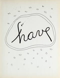 Man Ray - Have: Artist: Man Ray Title: Have Year: 1948 Dimensions: 11in. by 8.5in. Edition: 10 from the limited edition of 500 Publisher: Copley Galleries Beverly Hills Suite: