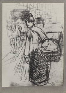 Henri Toulouse-Lautrec (After) - La Blanchisseuse: Artist: Henri Toulouse-Lautrec (After) Title: La Blanchisseuse Year: 1930 Dimensions: 11 1/4in. by 15 1/2in. Edition: V from the rare limited edition of X Publisher: Chez H