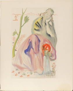 Salvador Dali - The Source: Artist: Salvador Dali Title: The Source Year: 1964 Dimensions: 13in. by 10in. Edition: A unique and original artwork Publisher: Les Heures Claires Paris Suite:
